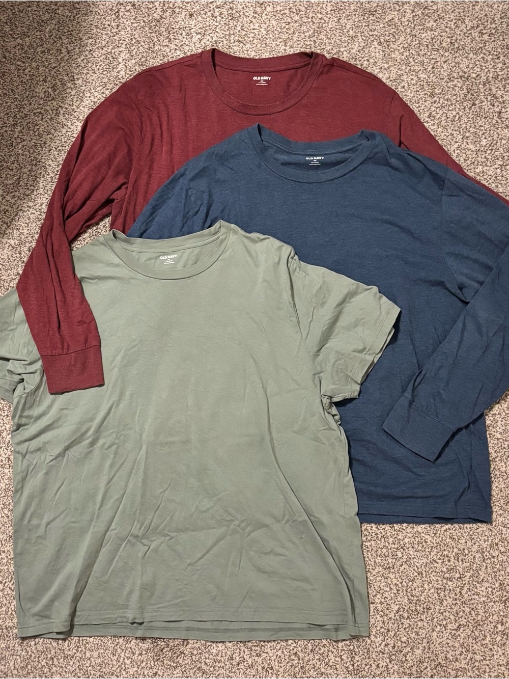 Old Navy Long Sleeve Crew Tees - BUNDLE - size XXL